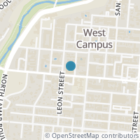 Map location of 2401 Leon St #11, Austin TX 78705