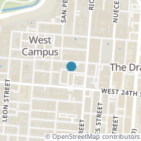 Map location of 806 W 24th Street #208, Austin, TX 78705
