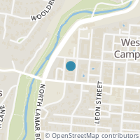 Map location of 2408 Longview St #5, Austin TX 78705