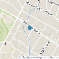 Map location of 2505 Enfield Rd #3, Austin TX 78703