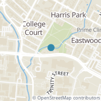 Map location of 710 E Dean Keeton St #208, Austin TX 78705