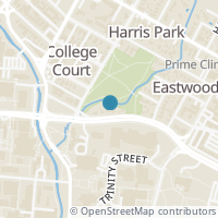 Map location of 710 E Dean Keeton Street #106, Austin, TX 78705