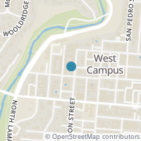 Map location of 2502 Leon Street #206, Austin, TX 78705