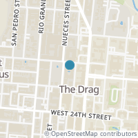 Map location of 501 W 26th Street #106, Austin, TX 78705