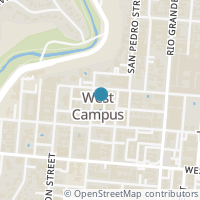Map location of 2511 San Gabriel Street, Austin, TX 78705