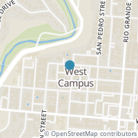 Map location of 2510 San Gabriel St #201, Austin TX 78705