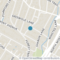 Map location of 2203 Griswold Lane, Austin, TX 78703