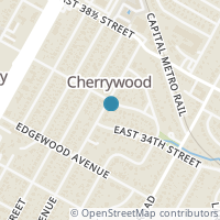 Map location of 1401 Concordia Avenue, Austin, TX 78722