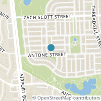 Map location of 4005 Camacho St, Austin TX 78723