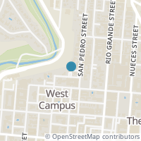 Map location of 908 Poplar St #203, Austin TX 78705