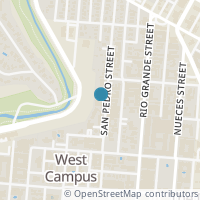 Map location of 2704 San Pedro St #A-6, Austin TX 78705