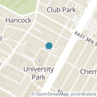 Map location of 3500 Harmon Avenue #10, Austin, TX 78705