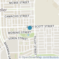 Map location of 2911 Zach Scott St, Austin TX 78723