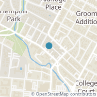 Map location of 106 E 30Th St #302, Austin TX 78705