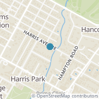 Map location of 715 Harris Ave, Austin TX 78705