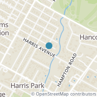 Map location of 712 Harris Ave #3, Austin TX 78705