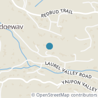 Map location of 600 Ledgeway Street, West Lake Hills, TX 78746