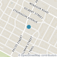 Map location of 3215 Meredith St, Austin TX 78703
