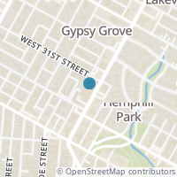 Map location of 3016 Guadalupe St #210, Austin TX 78705