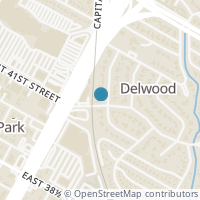 Map location of 4100 Bradwood Rd, Austin TX 78722