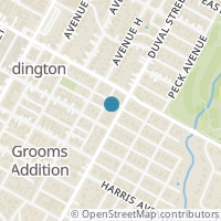 Map location of 3506 Duval St #A, Austin TX 78705