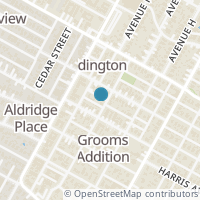 Map location of 3404 Grooms St, Austin TX 78705