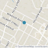 Map location of 3317 Windsor Rd, Austin TX 78703
