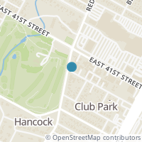 Map location of 4001 Red River St #3, Austin TX 78751