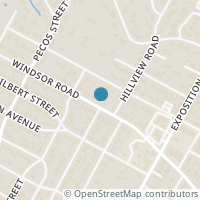 Map location of 3304 Windsor Rd, Austin TX 78703