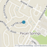 Map location of 5505 Tipton Dr, Austin TX 78723