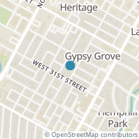 Map location of 3102 King St, Austin TX 78705