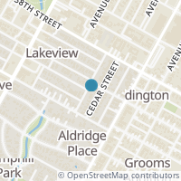 Map location of 207 W 35th Street, Austin, TX 78705
