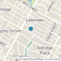Map location of 408 W 34th Street, Austin, TX 78705
