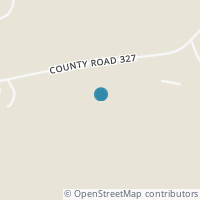 Map location of 1504 E County Road 327, Lincoln TX 78948