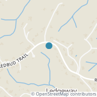 Map location of 1001 Redbud Trail, Austin, TX 78746