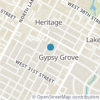 Map location of 3206 King St #105, Austin TX 78705