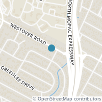 Map location of 2203 Westover Rd, Austin TX 78703