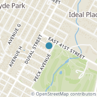 Map location of 516 E 40th Street #102, Austin, TX 78751