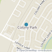 Map location of 6906 Colony Park Dr, Austin TX 78724