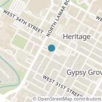 Map location of 3200 Grandview St #6, Austin TX 78705
