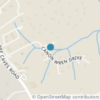 Map location of 6700 Canon Wren Drive, Austin, TX 78746