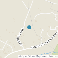 Map location of 16920 Sanglier Drive, Austin, TX 78738