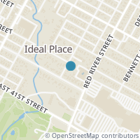 Map location of 4205 Caswell Ave, Austin TX 78751