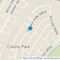 Map location of 7107 Colony Park Dr, Austin TX 78724