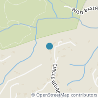 Map location of 1421 Circle Ridge Drive, West Lake Hills, TX 78746