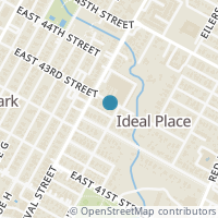Map location of 509 E 43Rd St, Austin TX 78751