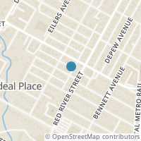 Map location of 812 Keasbey St, Austin TX 78751