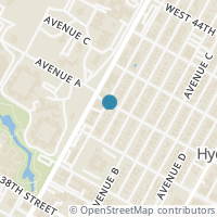 Map location of 505 W 41st Street #Back, Austin, TX 78751