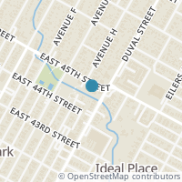 Map location of 407 E 45th Street #207, Austin, TX 78751