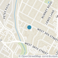 Map location of 3902 Peterson Ave #201, Austin TX 78756